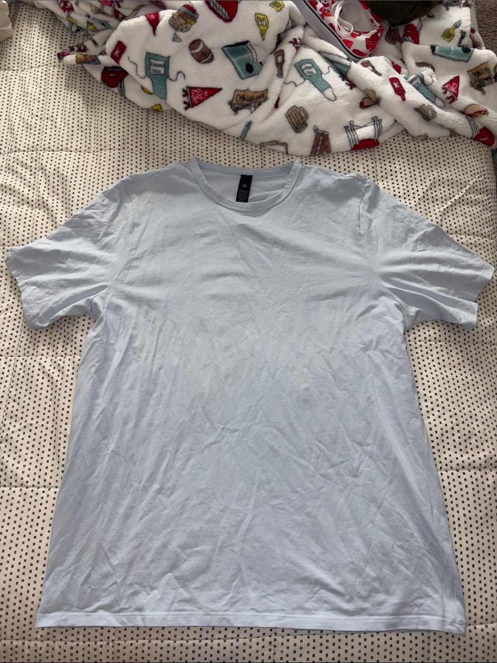 lululemon athletica Men's Short Sleeve Crew Tee - Light Blue